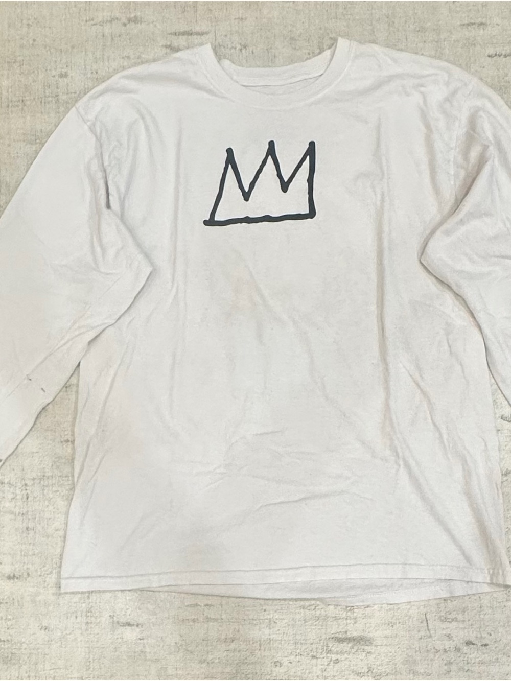 Jean-Michel Basquiat long-sleeve graphic tee